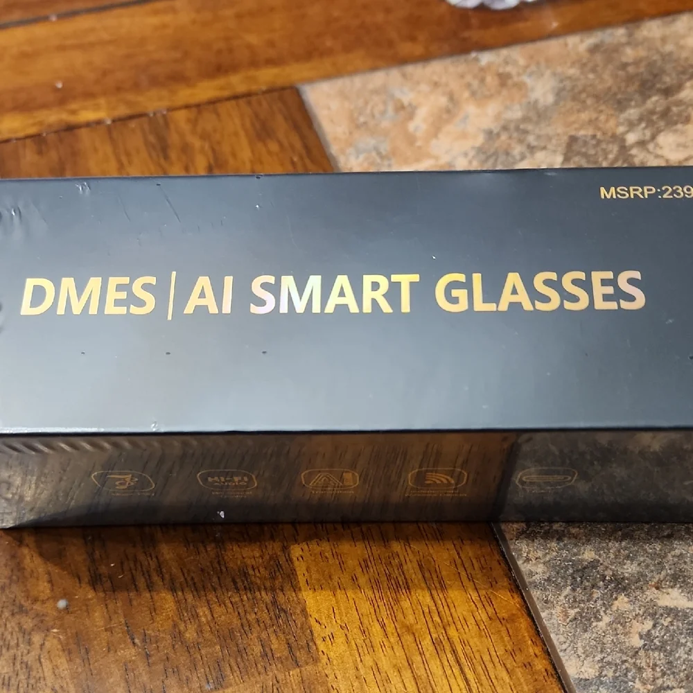 AI Smart Glasses - Black